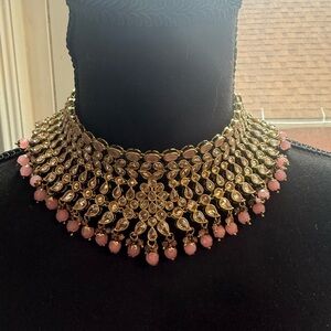 Pink Polki Necklace